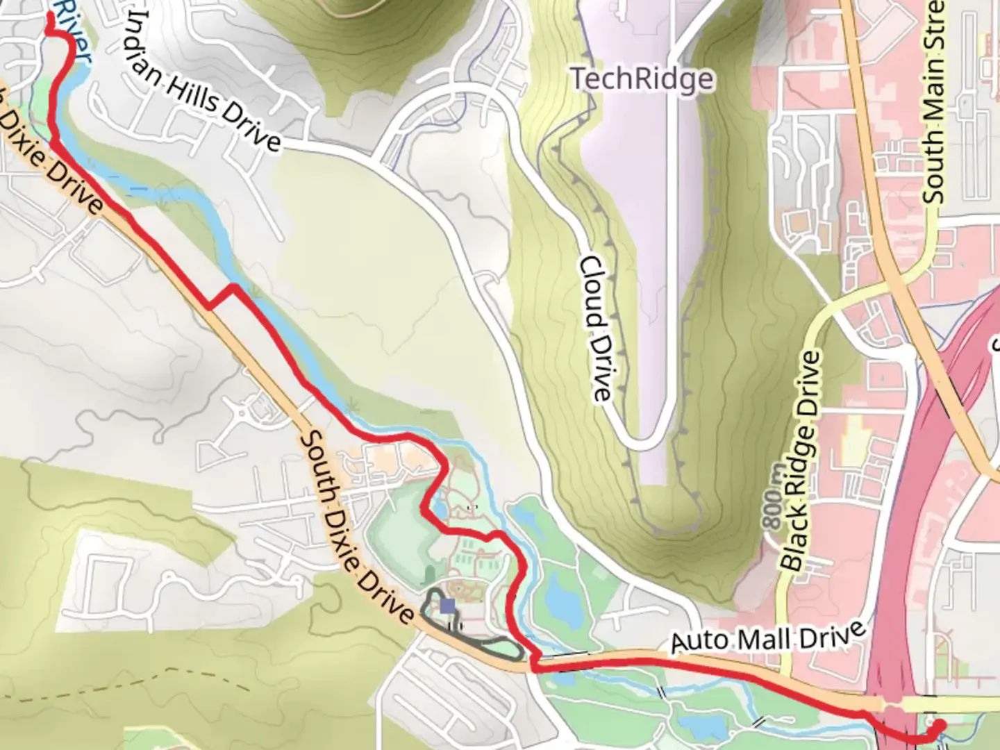 An image depicting the trail Santa Clara River Trail and its surrounding area.