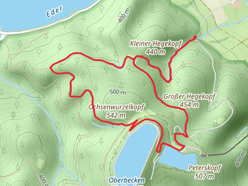 Urwaldsteig Edersee - Haupt Route