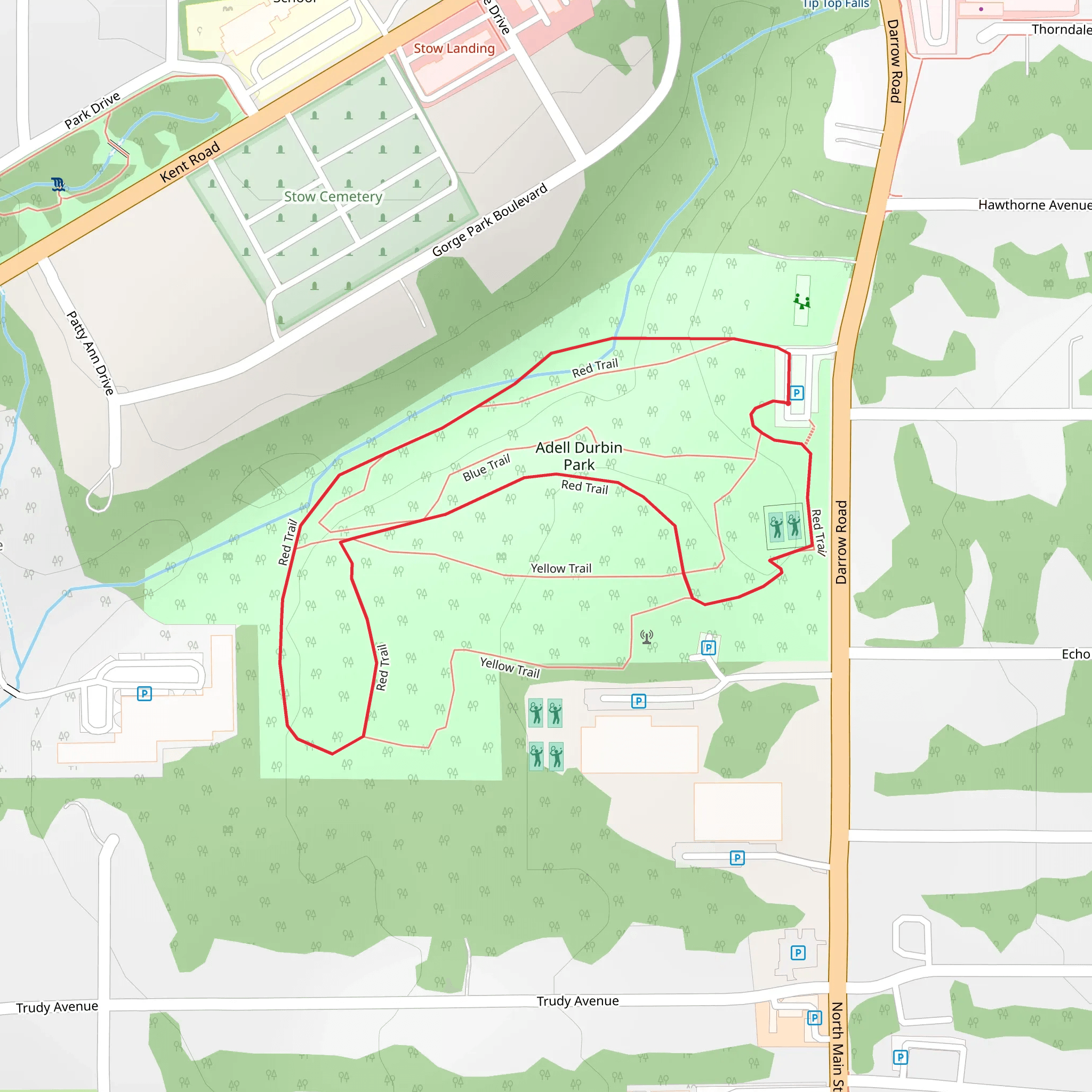 Red Loop mobile static map