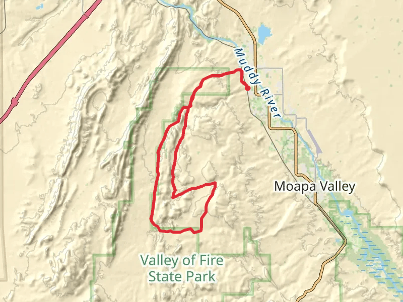 Easter Egg Hill and Silver City Loop via Main Trail