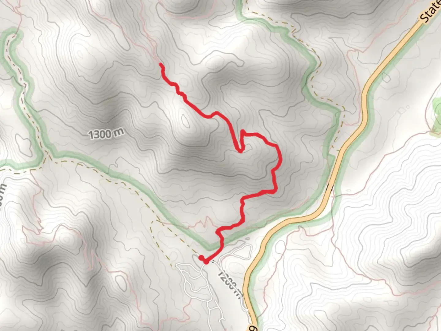 An image depicting the trail Monument Trail and its surrounding area.