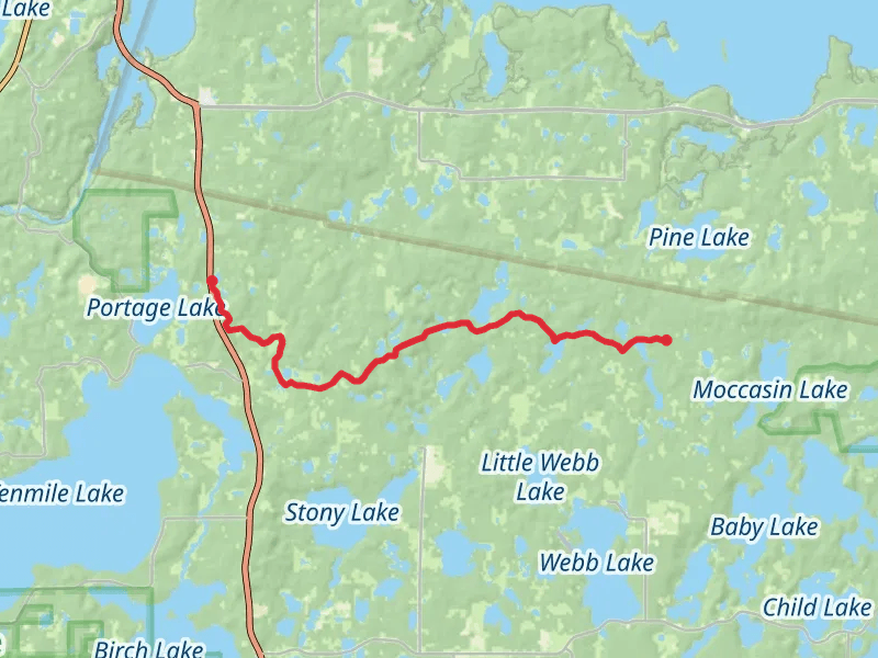 Lake Erin to North Stocking Lake via NCT