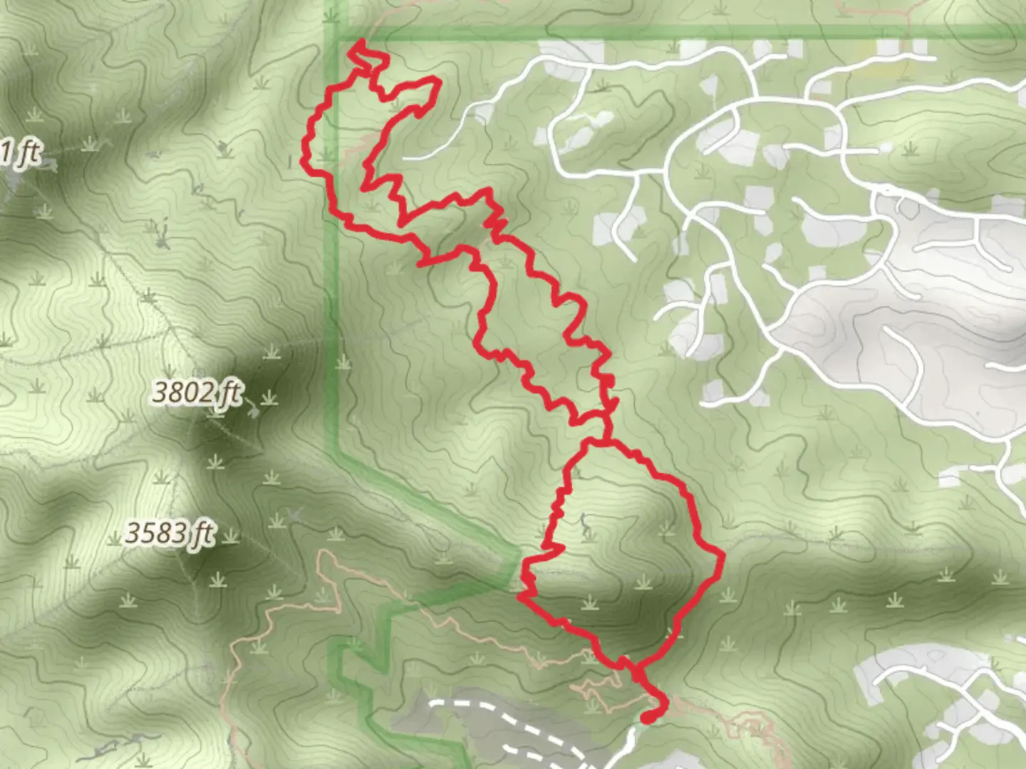 An image depicting the trail Western, Sonoran and Promenade Loop Trail and its surrounding area.