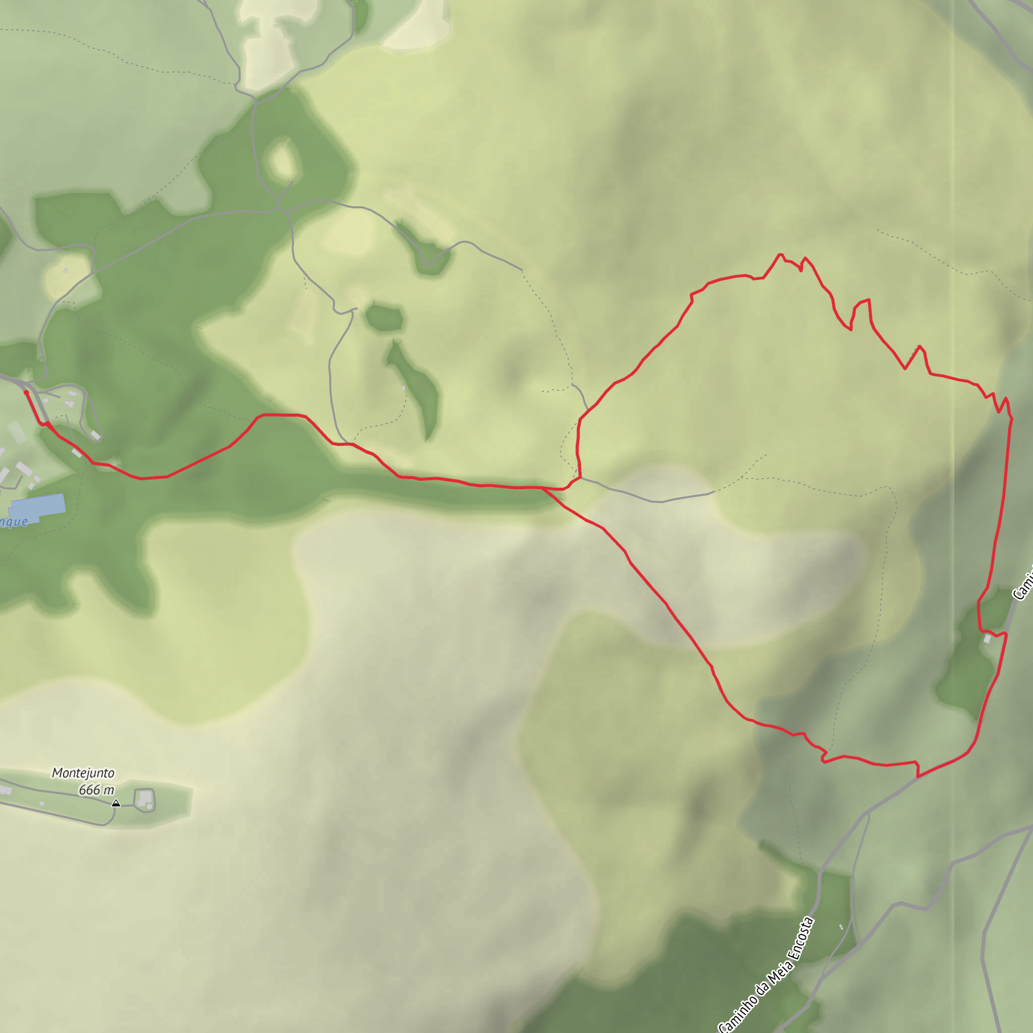 Trilho da Gruta e da Falha - Montejunto mobile static map