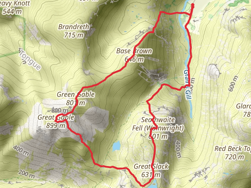 The Gables  - peak bagging Wainwrights  thumbnail