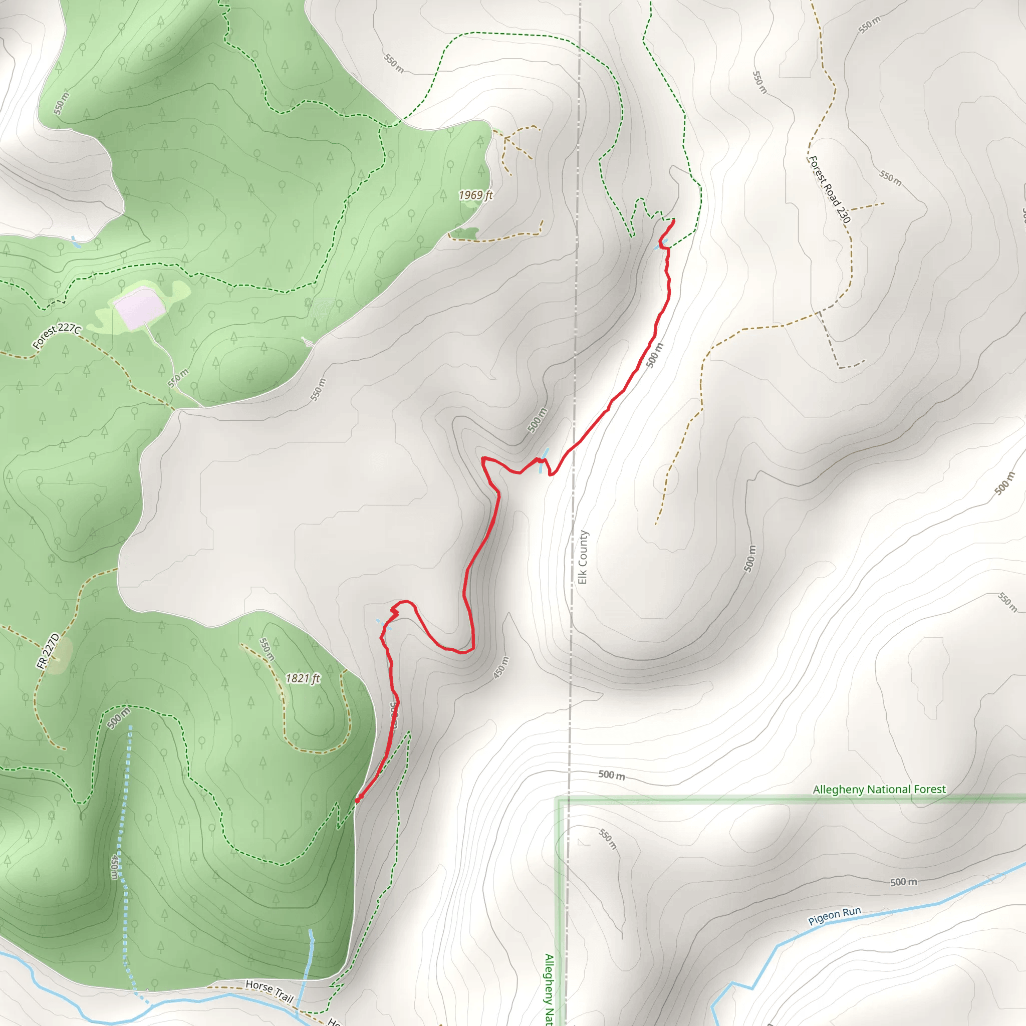 SCHT - Little Hunter Trail mobile static map