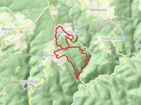 Taunusshoehenweg and Ranseler Hoehenrausch Loop