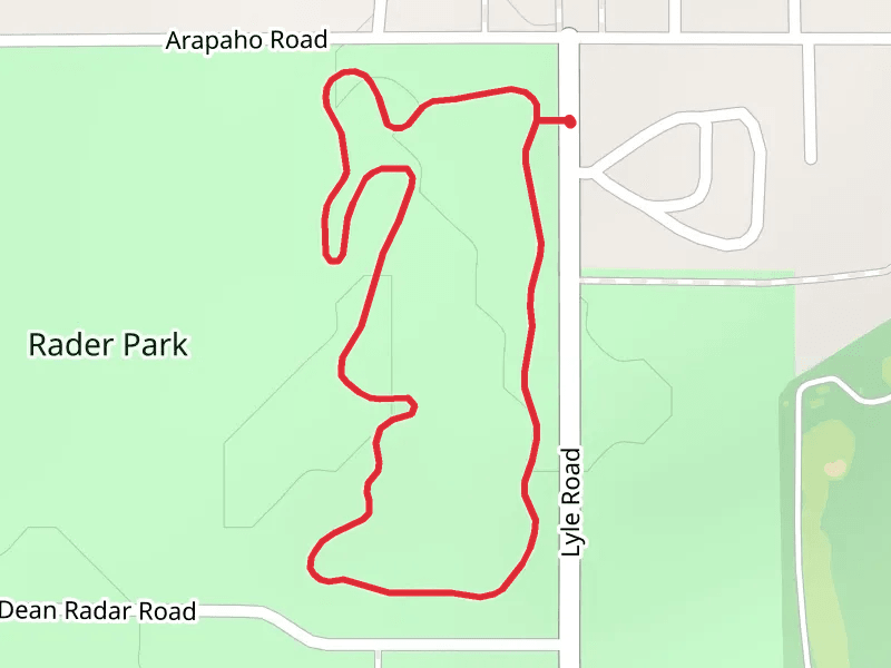 Rader Park Loop from Lyle Road