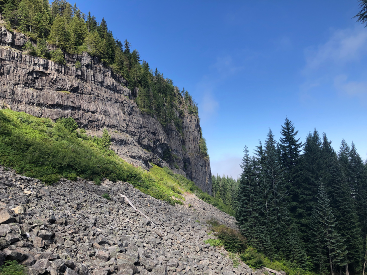 An image depicting the trail Rooster Rock Trail and its surrounding area.
