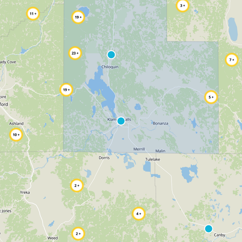 Klamath County Static Map