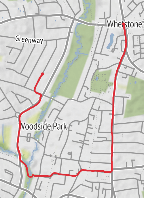 Barnet Running mobile static map