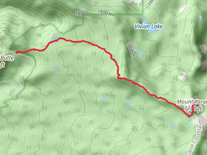 Notch Lake and Mount Yoran Trail