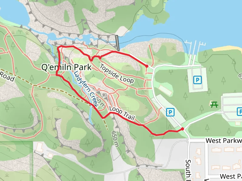 Loop Trail and Riverside Trail