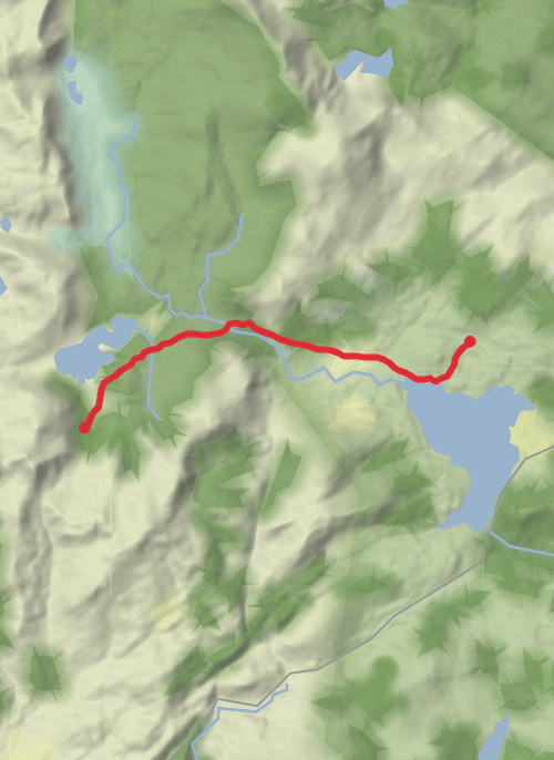 Dumfries and Galloway Hiking mobile static map