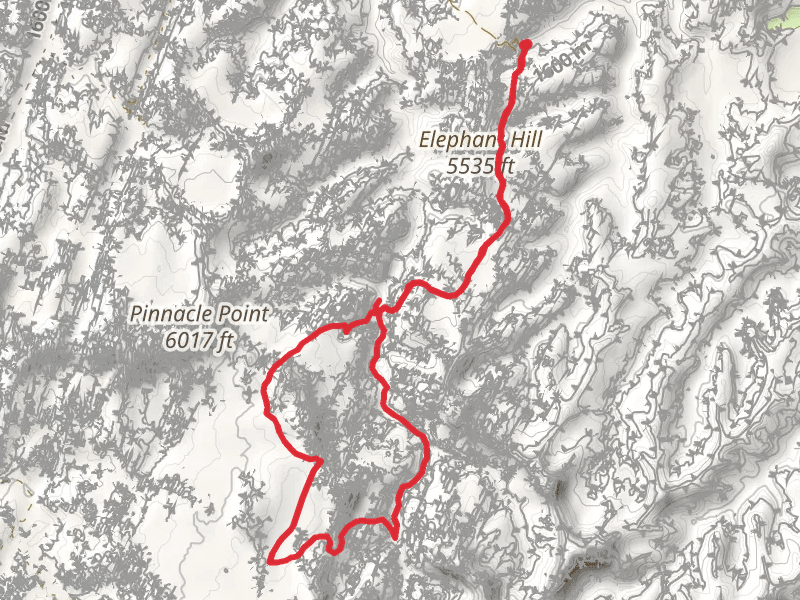 Elephant Hill Trail, Chesler Park Trail and Druid Arch Trail