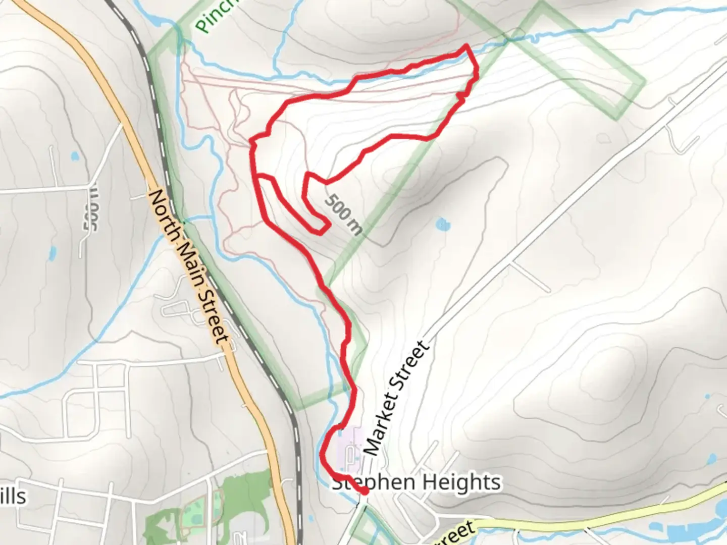 An image depicting the trail Kelum Creek and Upper Juno Loop Trail and its surrounding area.