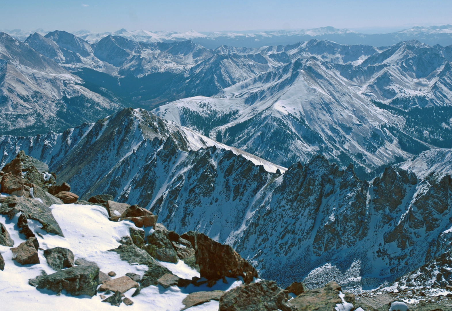 An image depicting the trail La Plata Peak Trail and its surrounding area.