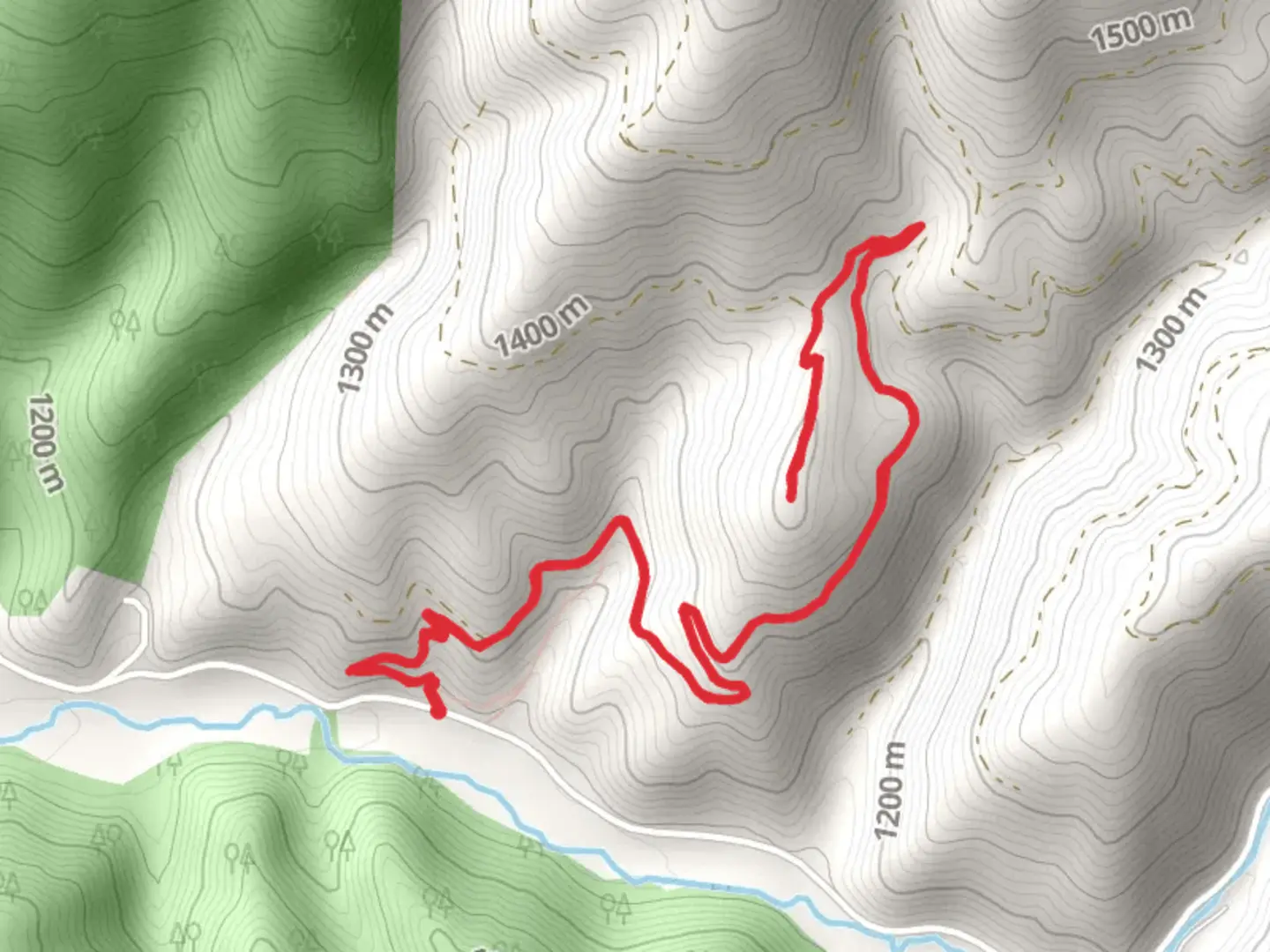 An image depicting the trail Legacy Point and Miller Creek Road and its surrounding area.