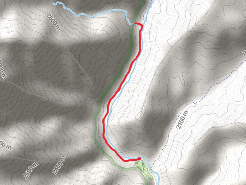 Right Fork Salt Creek Trail