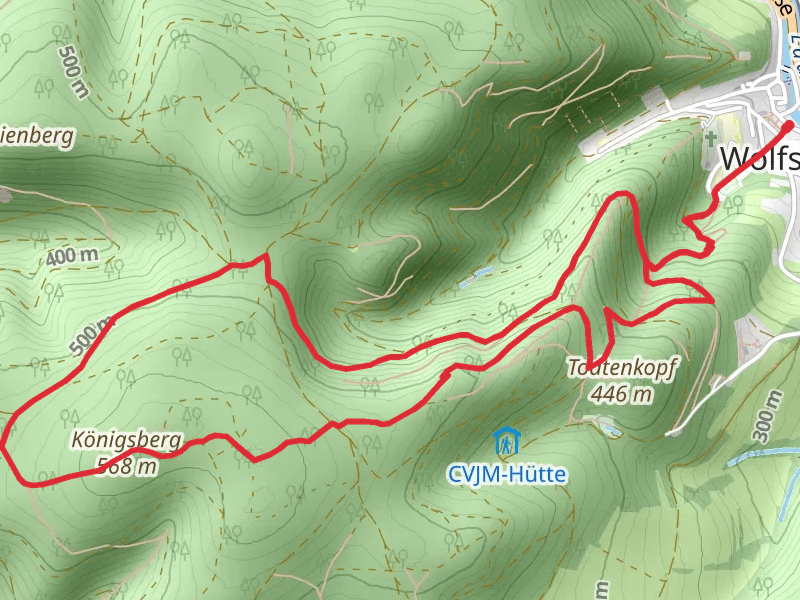 Koenigsberg via Gipfelsteig