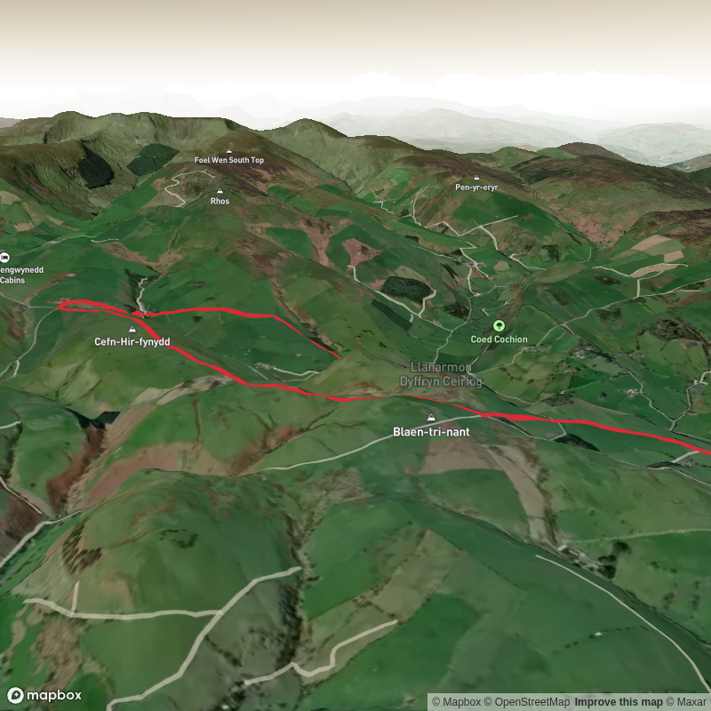Cefn-Hir-fynydd and Llanarmon Dyffryn Ceiriog Loop