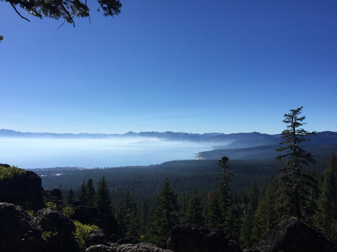 Tahoe Rim Trail from Brockway Summit