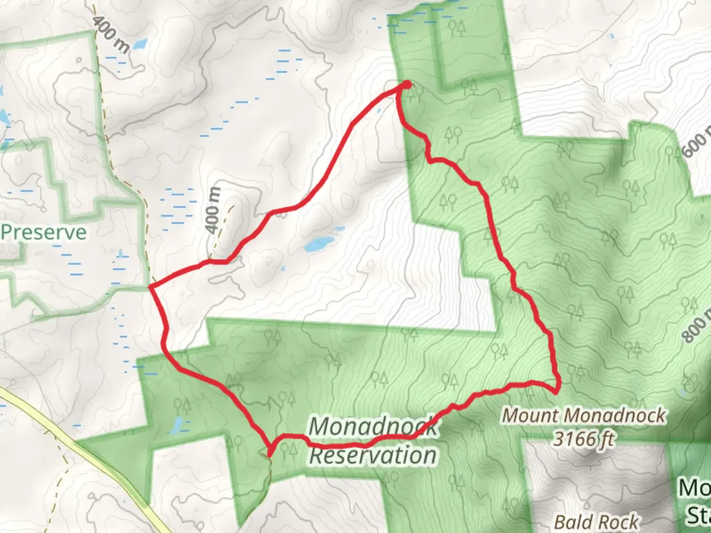 An image depicting the trail Marlboro and Dublin Loop Trail and its surrounding area.