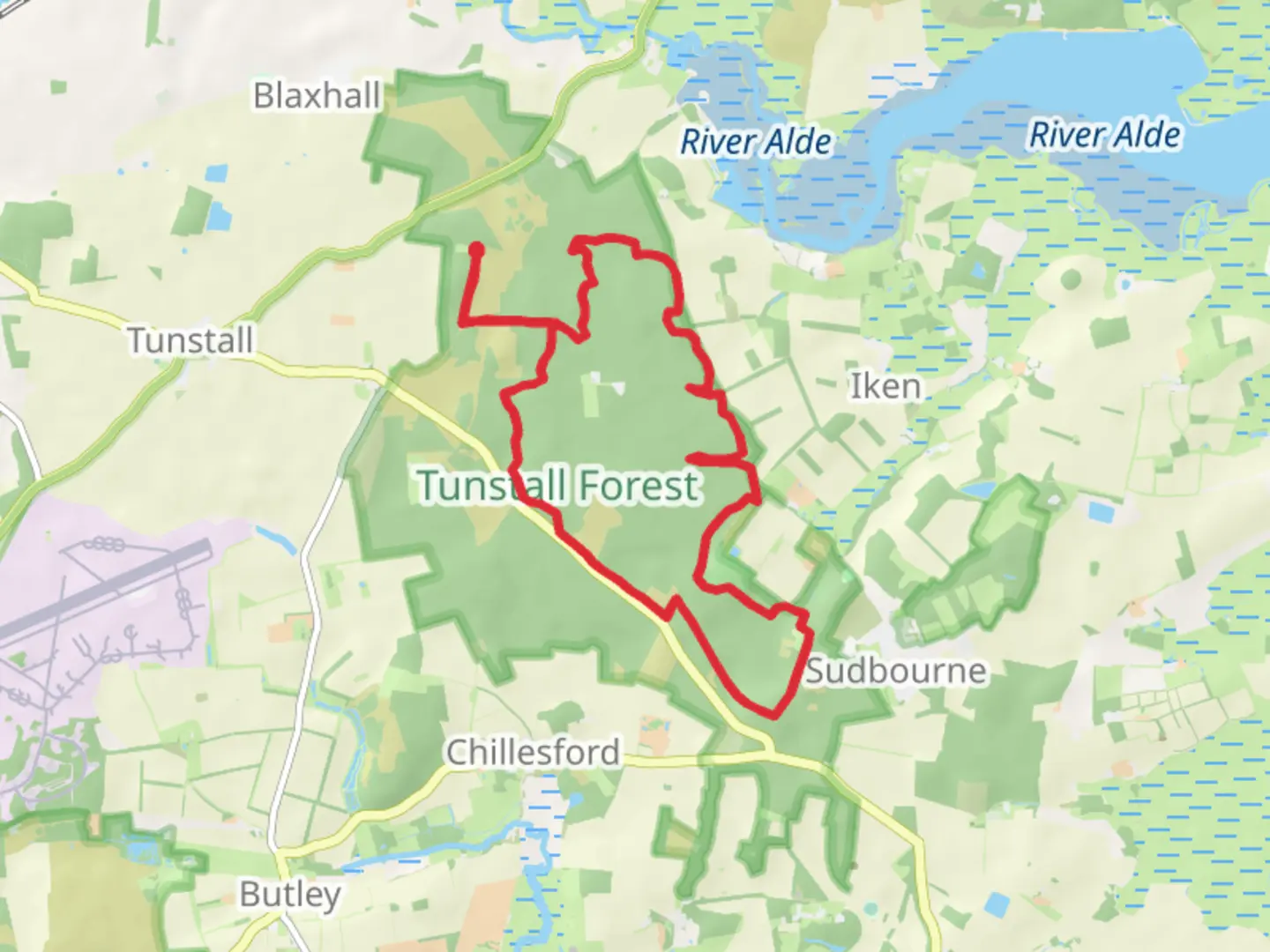Tunstall Forest via Sandlings Walk | Suffolk | England