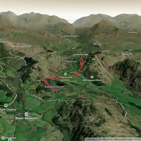 Eskdale Green to Dalesgarth
