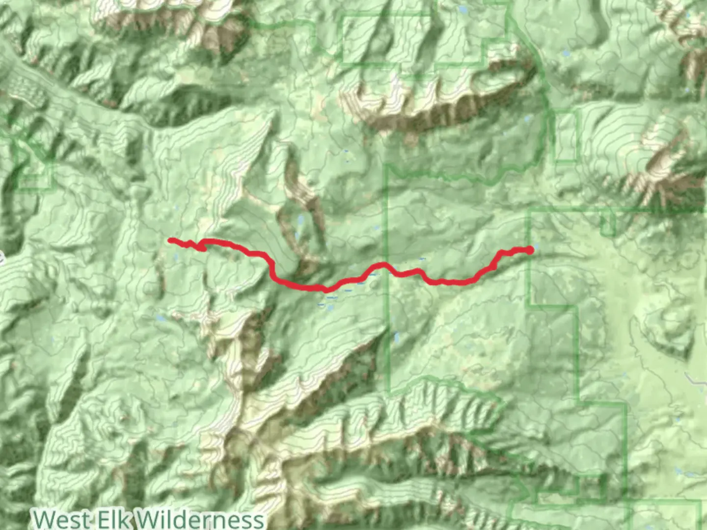 An image depicting the trail Castle Pass Trail and its surrounding area.