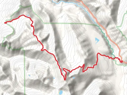 Coal Creek Mountain and Clear Lost Trail