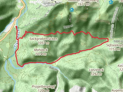 Sackgraben and Kaitlalm Loop via Wanderweg 33 - Laubau Kaitlalm