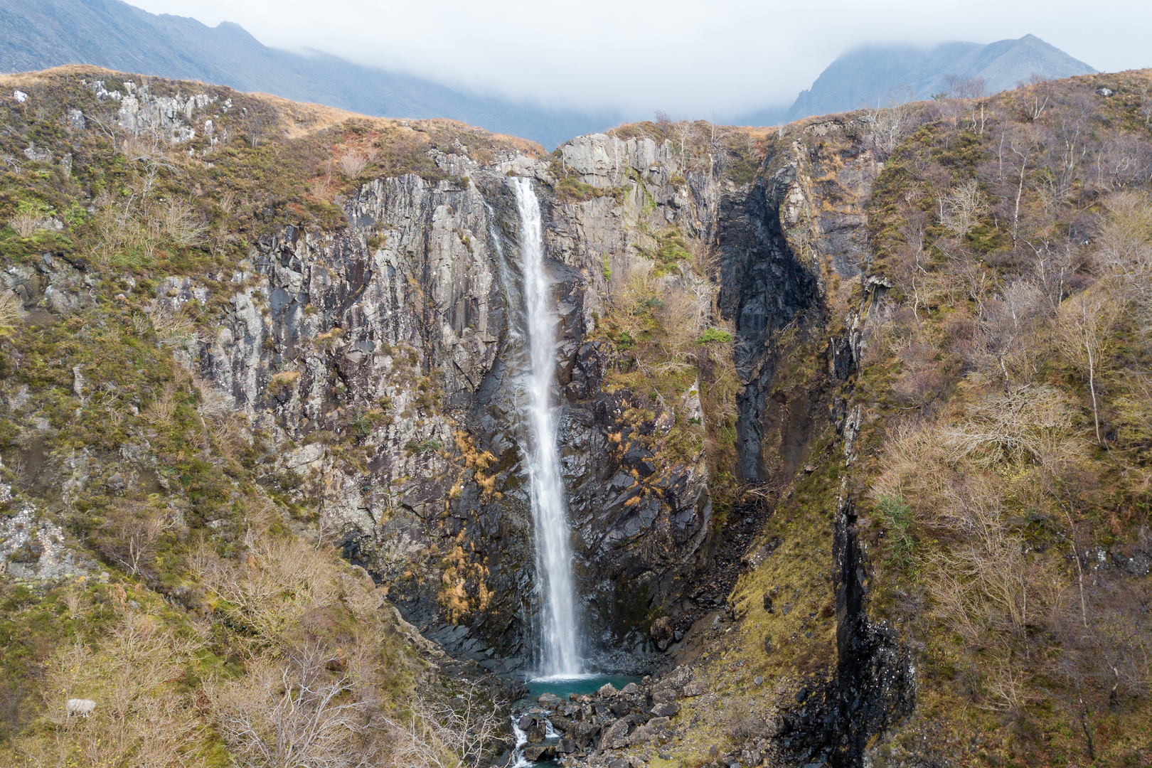 An image depicting the trail Eas Mor Waterfall, Allt Mor and Loch Garbad Loop and its surrounding area.