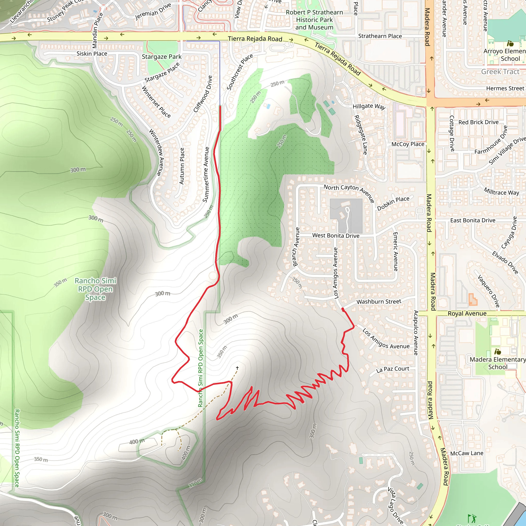 Mount McCoy Cross mobile static map