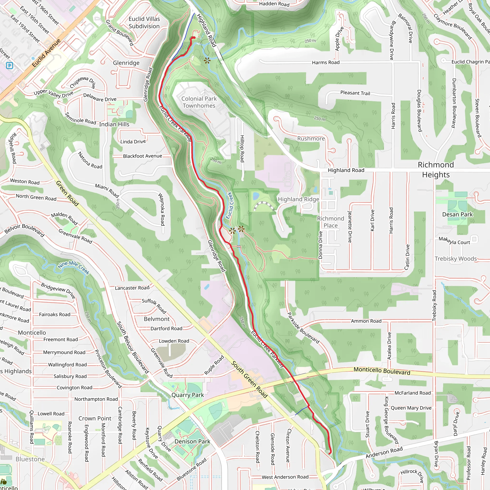 All Purpose Trail mobile static map