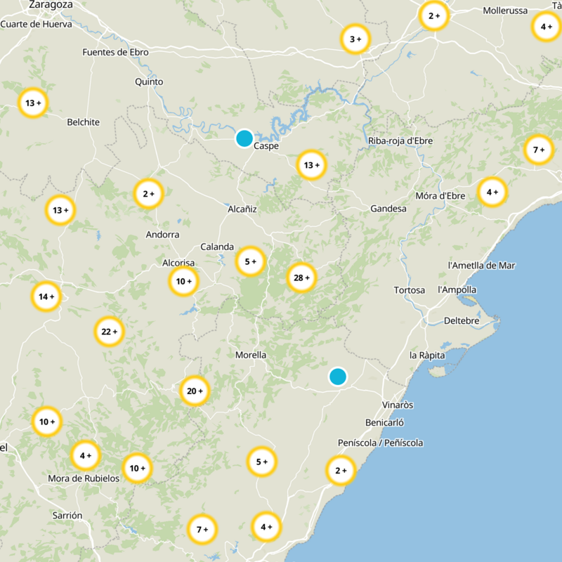 Ráfales Static Map