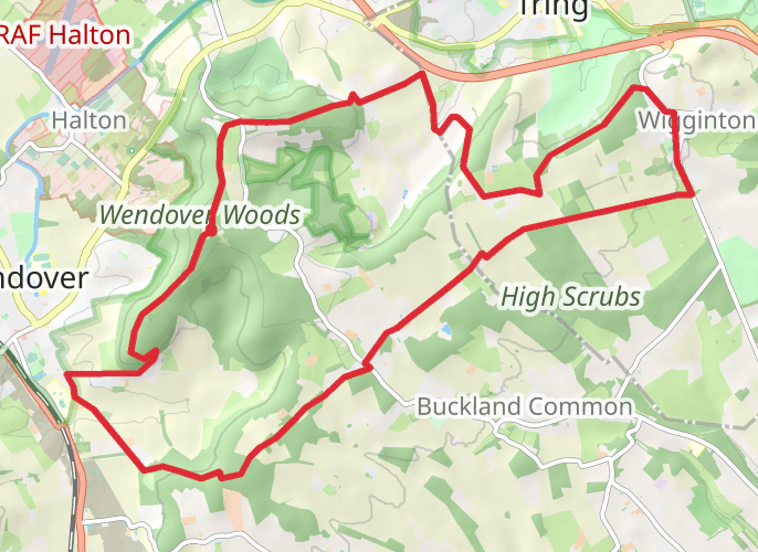 Wendover woods mobile static map