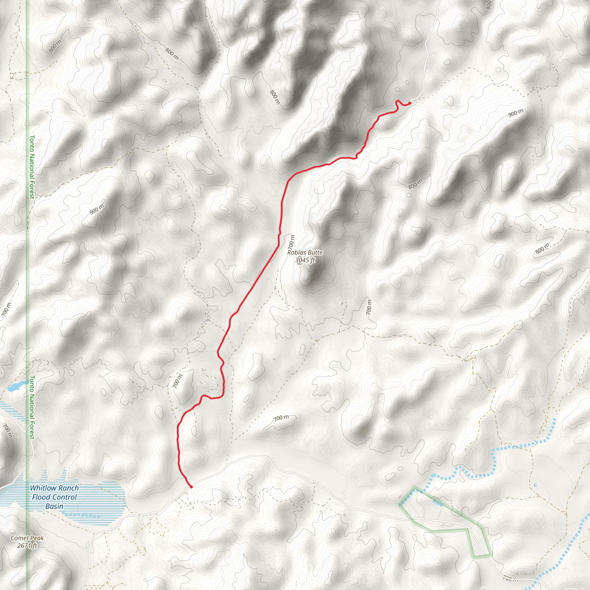 Hewitt Canyon Road mobile static map