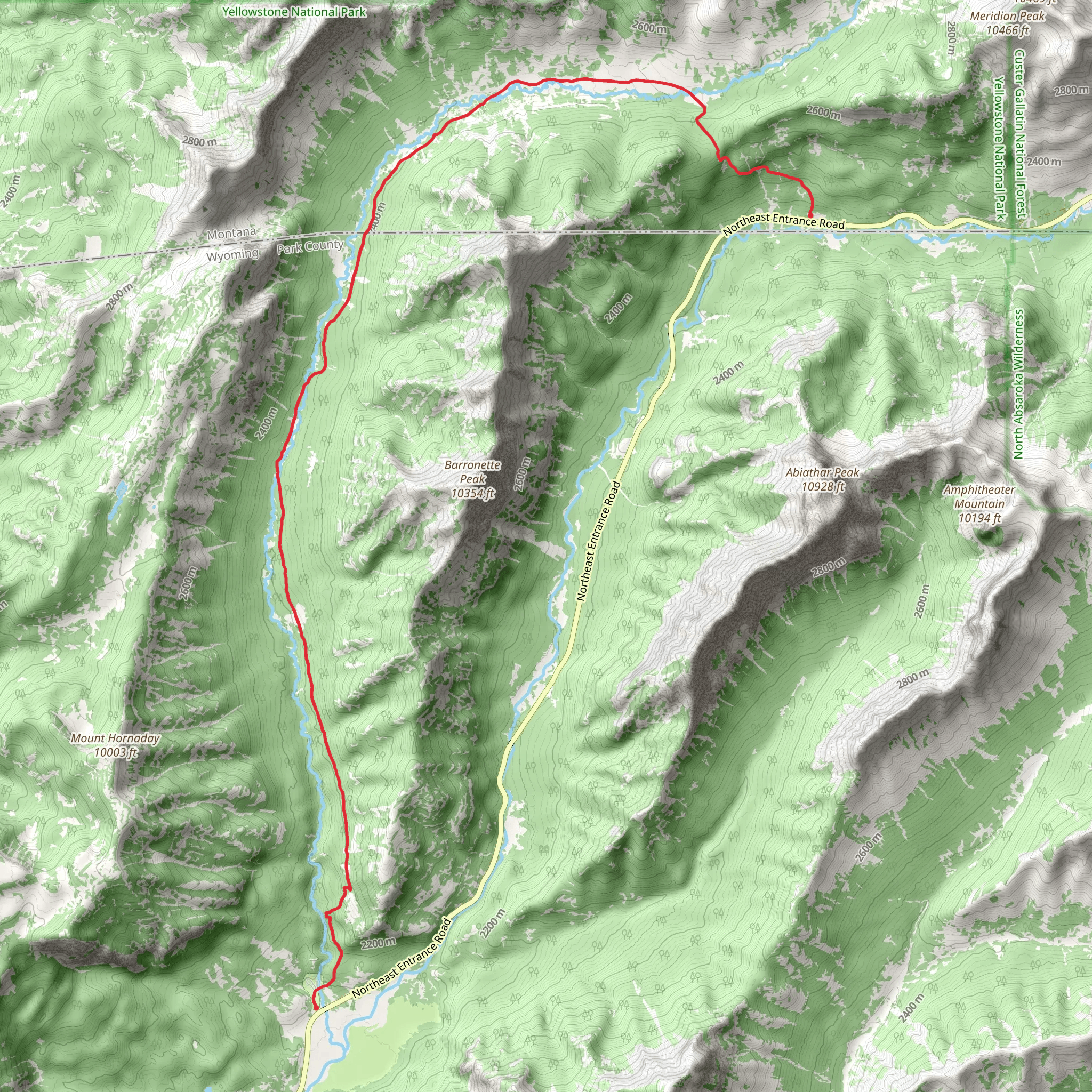 Pebble Creek mobile static map
