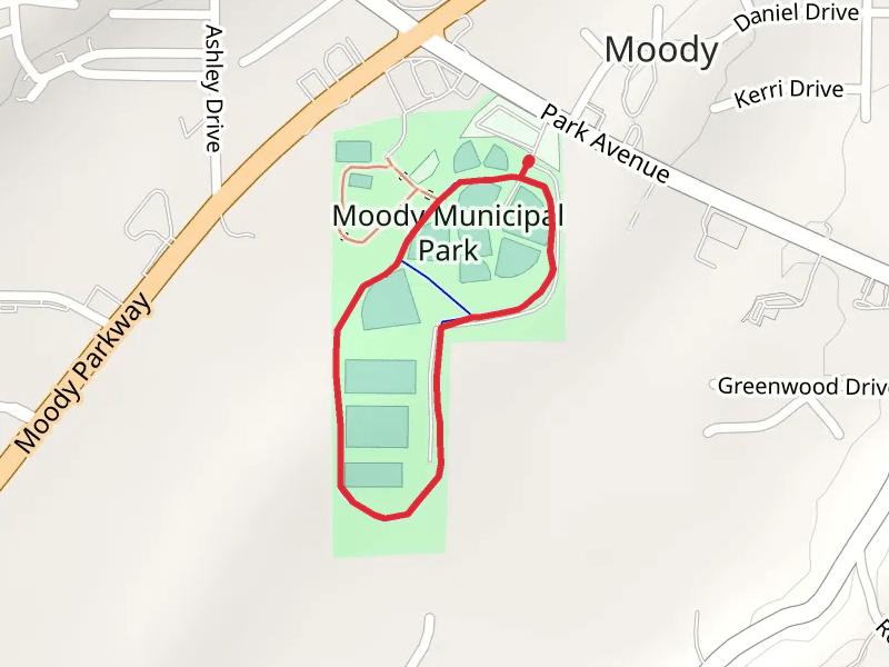 Moody Municipal Park Loop