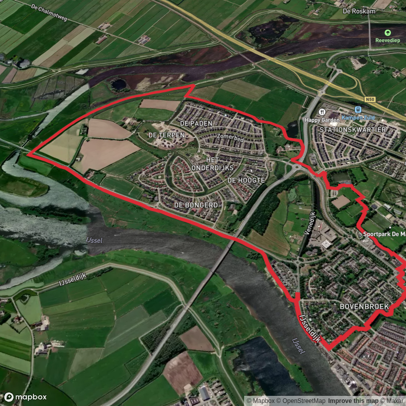 Kamperstraat Weg and Venedijk Noord Loop