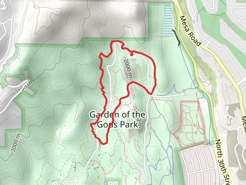 Garden of the Gods Park - Palmer Trail