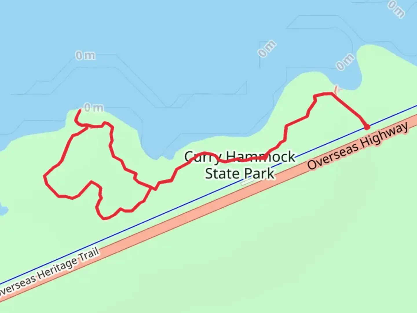 An image depicting the trail Florida Keys Overseas Heritage Trail LoopLoop and its surrounding area.