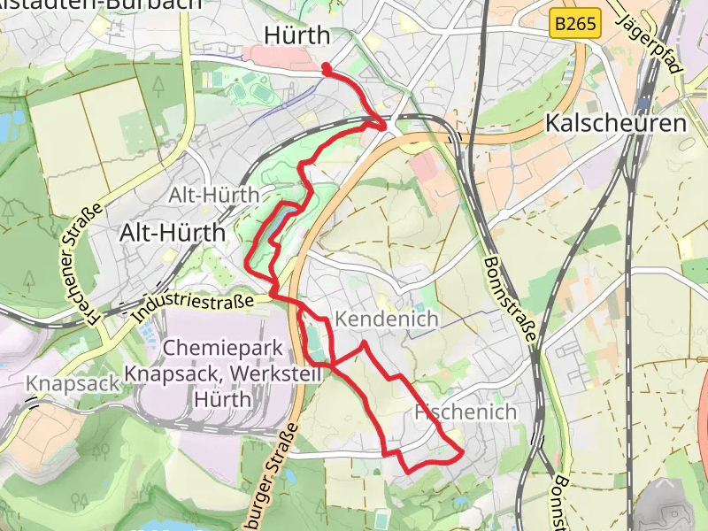 Römerkanal Wanderweg and Lindgenstrasse Loop