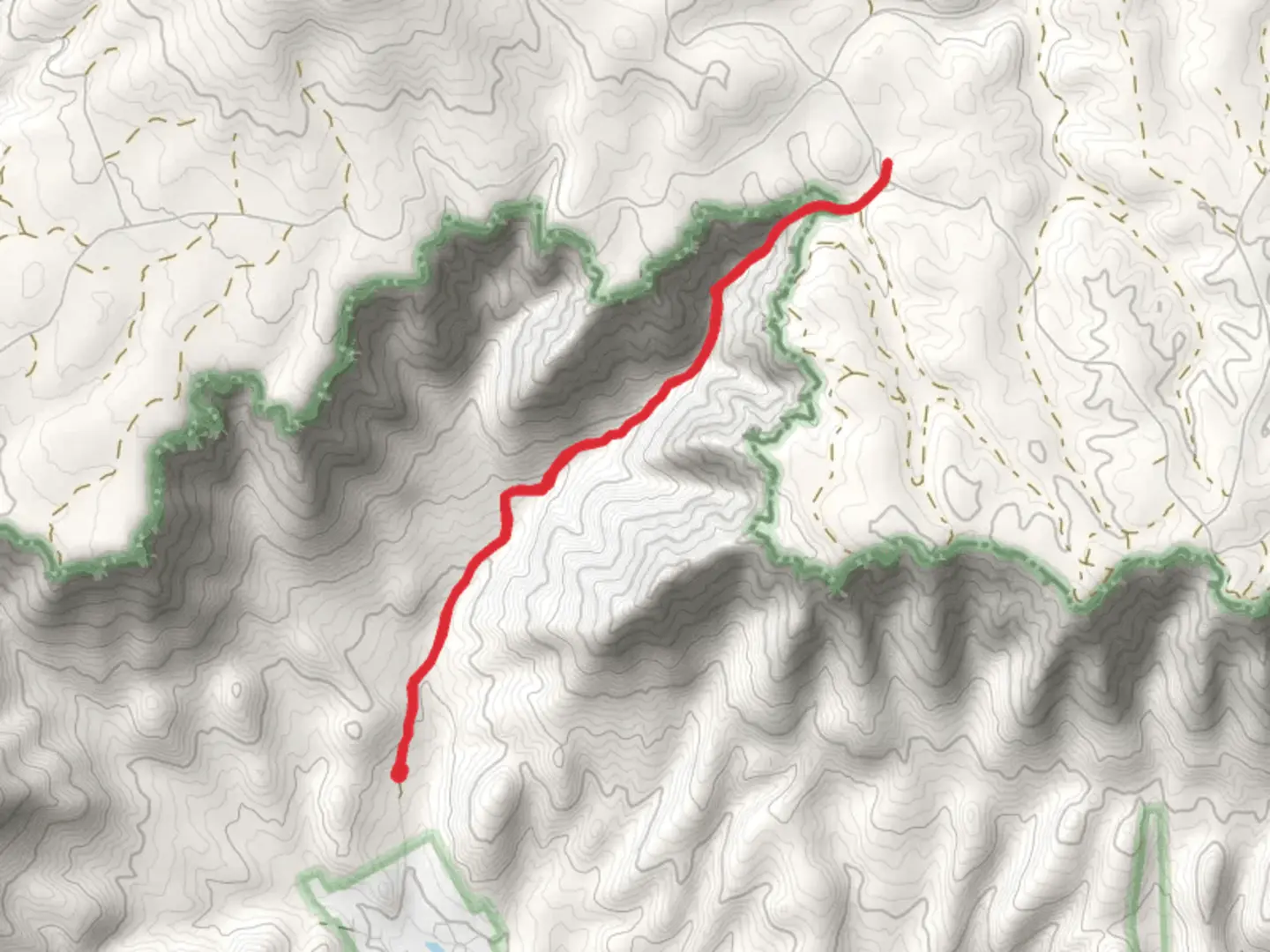 An image depicting the trail East Webber Trail and its surrounding area.