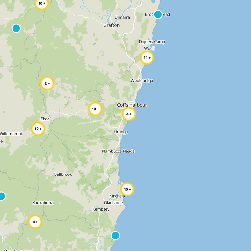 Bellingen Static Map