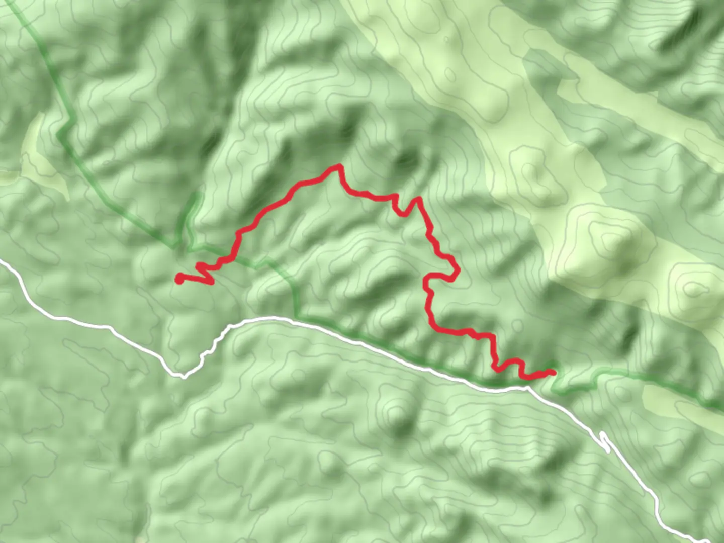 An image depicting the trail Colorado Trail from Rock Creek Road and its surrounding area.
