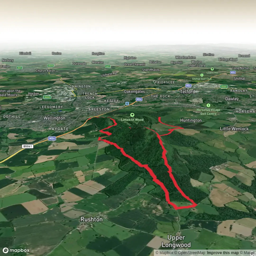 An image depicting the trail Wrekin & Ercall and its surrounding area.