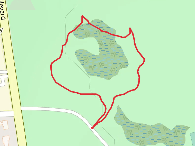 Brooklawn Park Loop Trail mobile static map