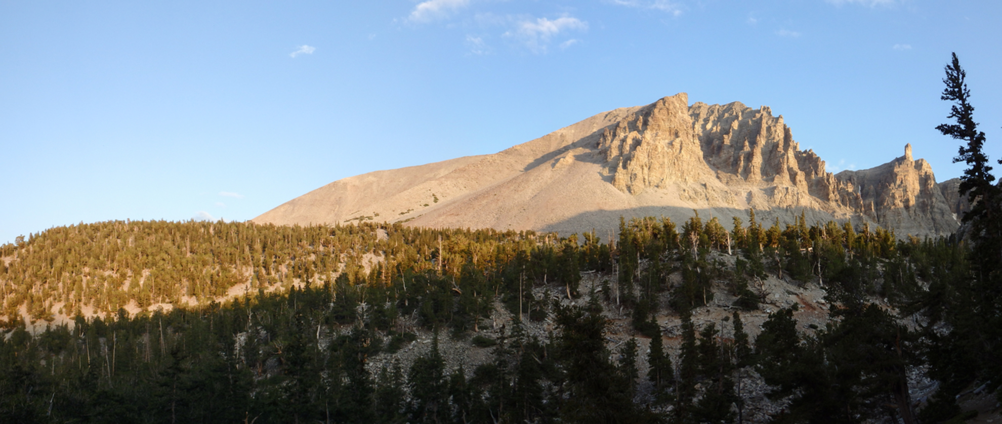 An image depicting the trail Bald Mountain from Sweetwater Road and its surrounding area.